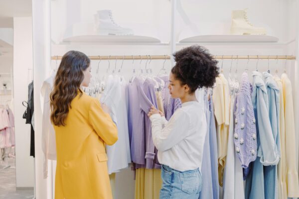 Woman experiencing fashion paralysis while transitioning from her 20s to 30s personal style